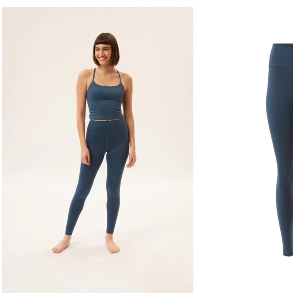 Girlfriend collective FLOAT dark grey leggings
